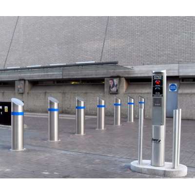 Flexible Safety car parking warning bollards automatic in