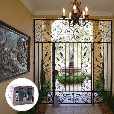 Sliding Decorative wrought mesh fence wrought models of gates and iron fence