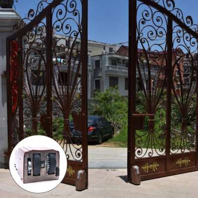 Beautiful Residential model sliding wrought iron door inserts